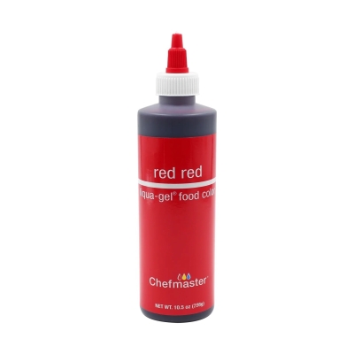 CHEFMASTER, Water Based Liqua Gel Colors, Red Red, 10.5 oz