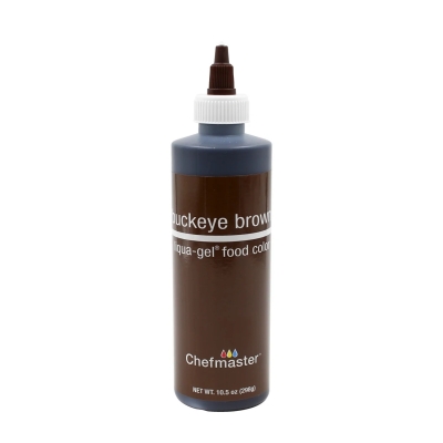 CHEFMASTER, Water Based Liqua Gel Colors, Buckeye Brown, 10.5 oz