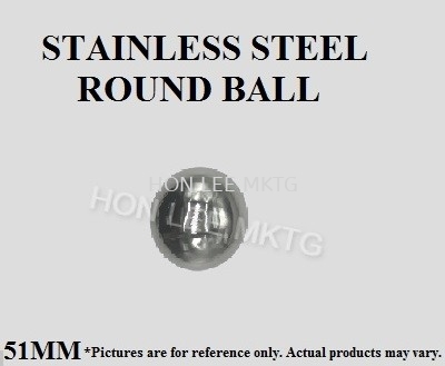 STAINLESS STEEL ROUND BALL 51MM