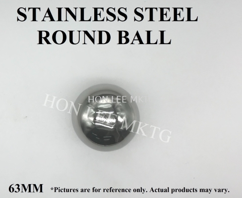 STAINLESS STEEL ROUND BALL 63MM