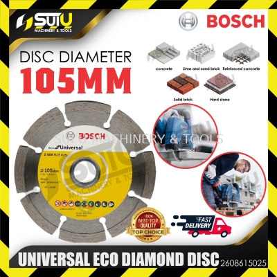 BOSCH 2608615025 1PC 105MM Universal Eco Diamond Cutting Disc