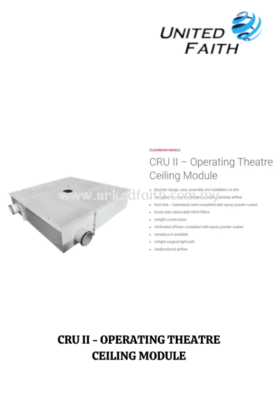 CRU II - OPERATING THEATRE CEILING MODULE