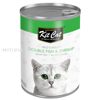 KITCAT DOUBLE FISH & SHRIMP 400G