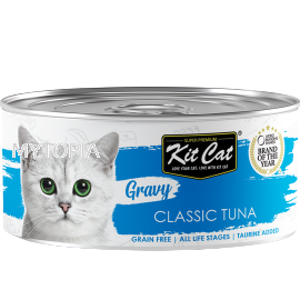 KITCAT TUNA CLASSIC IN GRAVY 70G x 6