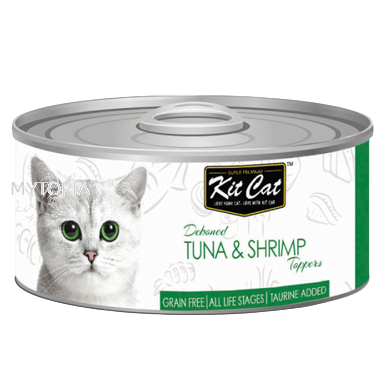 KITCAT TUNA & SHRIMP 80G x 6