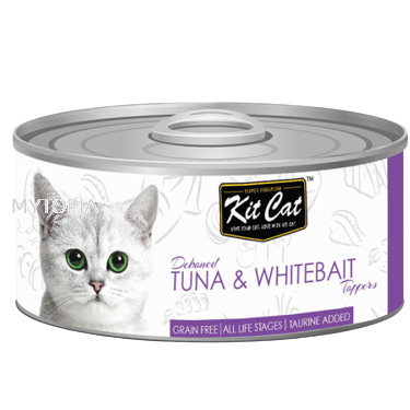 KITCAT TUNA & WHITEBAIT 80G x 6