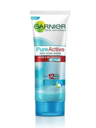 Garnier Facial Foam Pure Active Anti-Acne Scrub 100ml