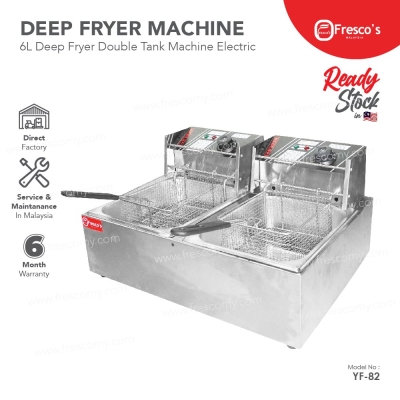 6L Deep Fryer Electric Double