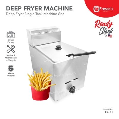 Deep Fryer Gas Single Tank