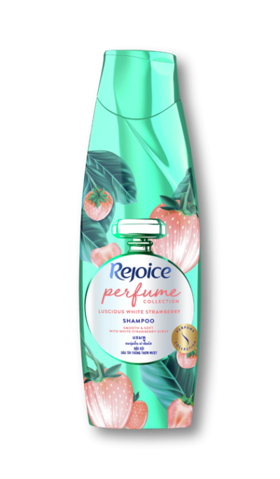 Rejoice Hair Shampoo Luscious White Strawberry Perfume