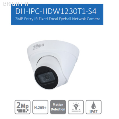 DH-IPC-HDW1230T1 2MP Entry IR Fixed-Focal Eyeball Netwok Camera