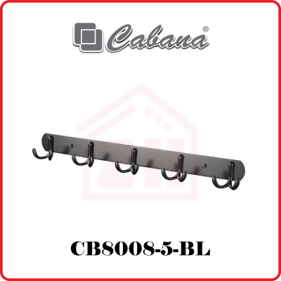 CABANA Hook Bar CB8008-5-BL