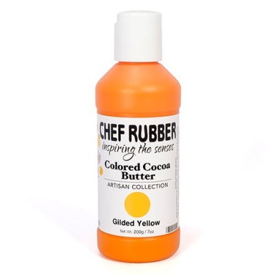 CHEF RUBBER, Colored Cocoa Butter, Gilded Yellow ( Indent )