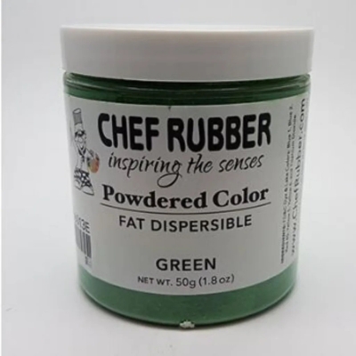 CHEF RUBBER, Fat Soluble Powdered Colour, Green