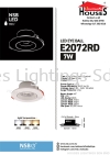 NSB E2072 RD 7W LED-WW CW DL NSB Led Eyeball