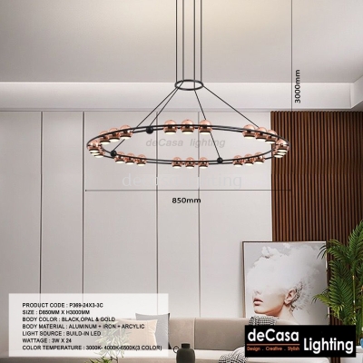 HIGH CEILING PENDANT LIGHT(P369-24X3W-3C)