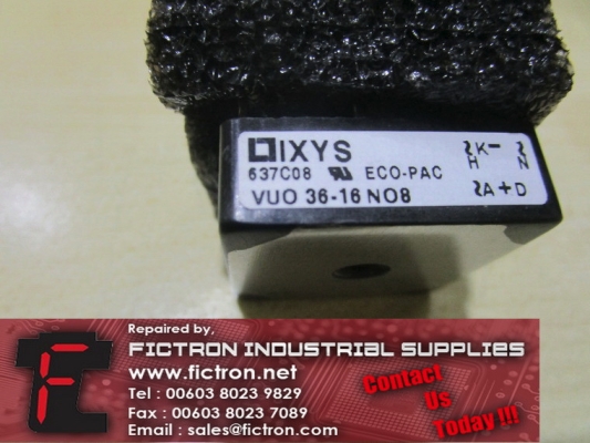 VUO36-16NO8 VUO3616NO8 IXYS Phase Bridge Rectifier Supply Malaysia Singapore Indonesia USA Thailand