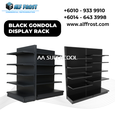 Black Gondola Display Rack