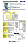 ANALOG INPUT MODBUS OUTPUT MODULE Watanabe Products