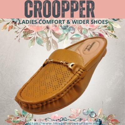 Croopper Women Slip-on Casual Flats Shoes-CP-53-88009- TAN Colour