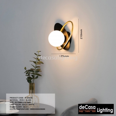 Wall Light(W1008-BK)