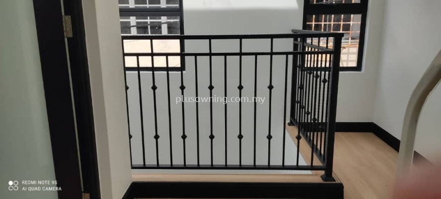 HAND RAILING WITH WROUGHT IRON @JALAN MELOR 1, KAJANG, SELANGOR