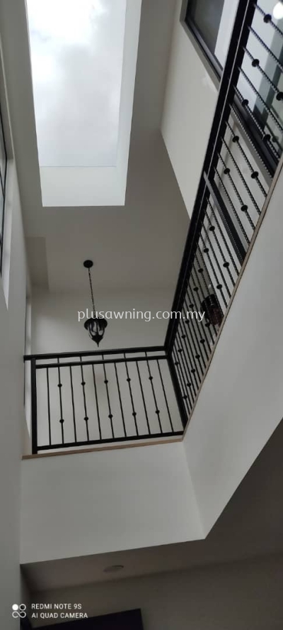 HAND RAILING WITH WROUGHT IRON @JALAN MELOR 1, KAJANG, SELANGOR