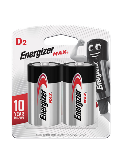 ENERGIZER® BATTERY MAX® D BATTERIES