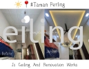 Cornices Ceiling Design #Wiring Job V Led Downlight  Cornices Ceiling Design # Taman Perling ,Pucung