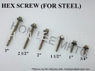 HEX SCREW #12 x 2" #12 x 2" HEX SCREW HEX SCREW BOLTS, NUTS AND FASTENERS 