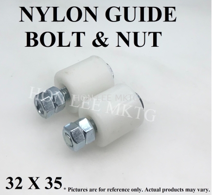 NYLON GUIDE BOLT & NUT 32X35
