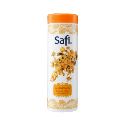 SAFI Perfumed Talcum with Vitamin E (Orange)