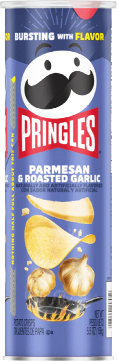 PRINGLES® PARMESAN & ROASTED GARLIC CRISPS