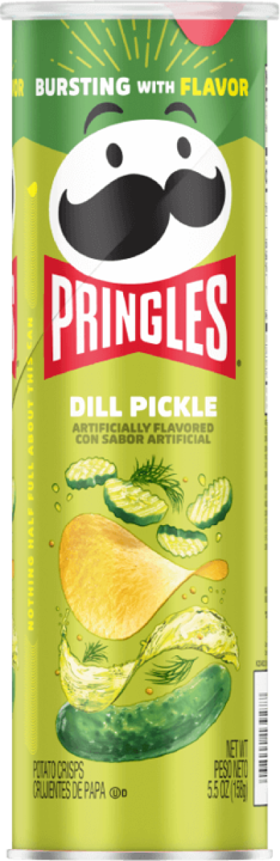 PRINGLES®SCREAMIN' DILL PICKLE CRISPS