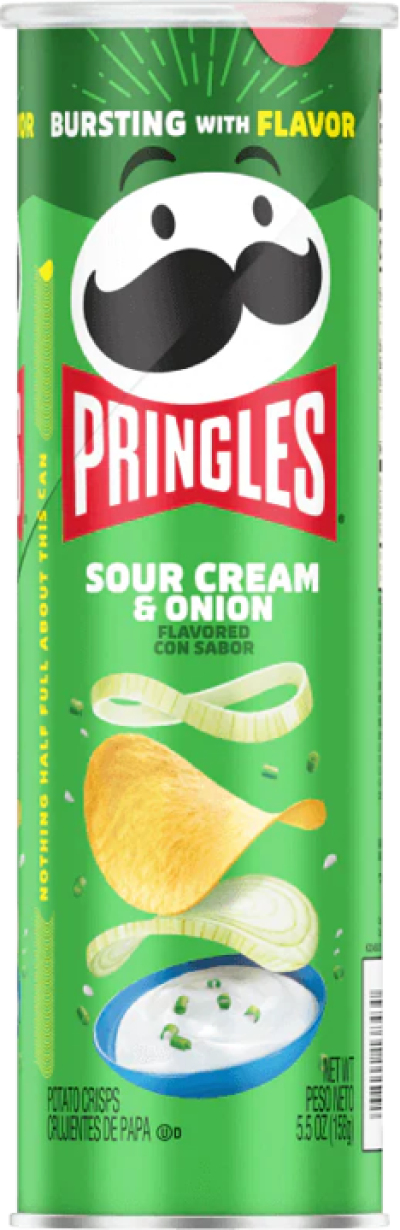 PRINGLES® SOUR CREAM & ONION CRISPS