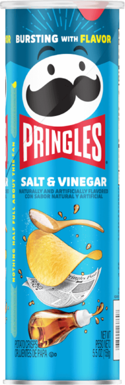 PRINGLES® SALT & VINEGAR CRISPS