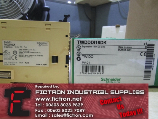 TWDDDI16DK TWIDO SCHNEIDER ELECTRIC Discrete Input Module Supply Repair Malaysia Singapore Indonesia USA Thailand