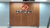 3D lettering aluminium box up with frontlit and backlit lighting Office Signage & Indoor Reception Signage