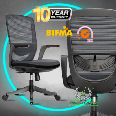 Ergonomic Office Chair WN 91B-BLK (10 Years Warranty)