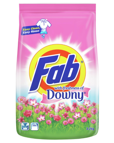 Fab Detergent Powder with freshness of Downy