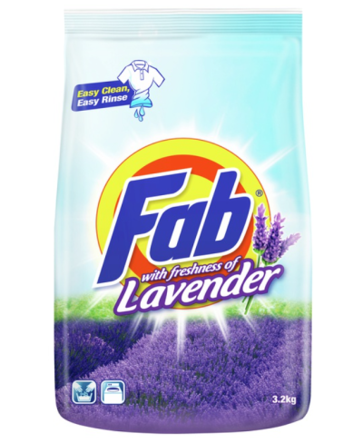 Fab Detergent Powder Lavender