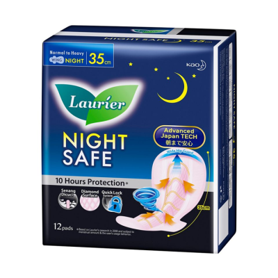 Laurier Night Safe 35cm 12pads