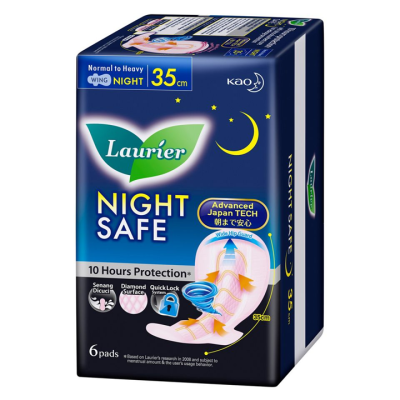 Laurier Night Safe 35cm 6pads