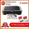 Canon E410 Grey AIO Print Scan Copy Inkjet Printer with original Ink PG47  CL57s CANON INKJET PRINTERS