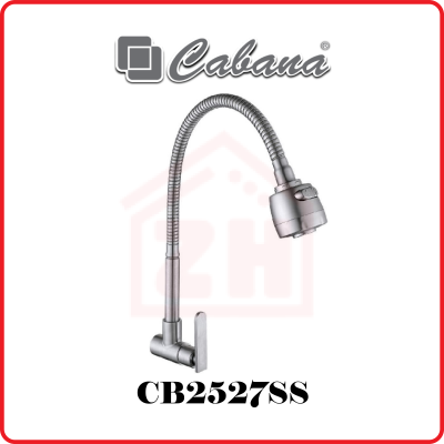 CABANA Wall Mounted Kitchen Tap CB2527SS