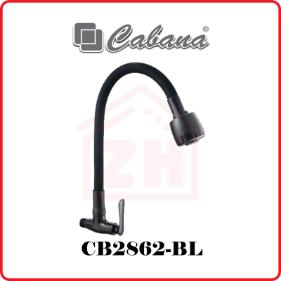 CABANA Wall Mounted Kitchen Tap CB2862-BL