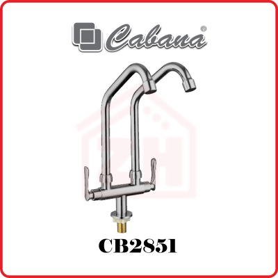 CABANA Pillar Mounted Kitchen Tap (Double) CB2851