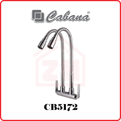 CABANA Wall Mounted Kitchen Tap (Double) CB5172