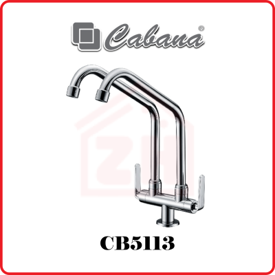 CABANA Pillar Mounted Kitchen Tap (Double) CB5113