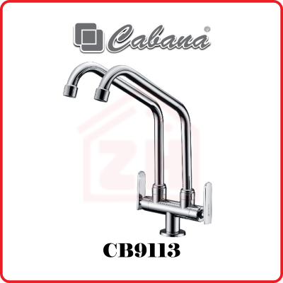 CABANA Pillar Mounted Kitchen Tap (Double) CB9113